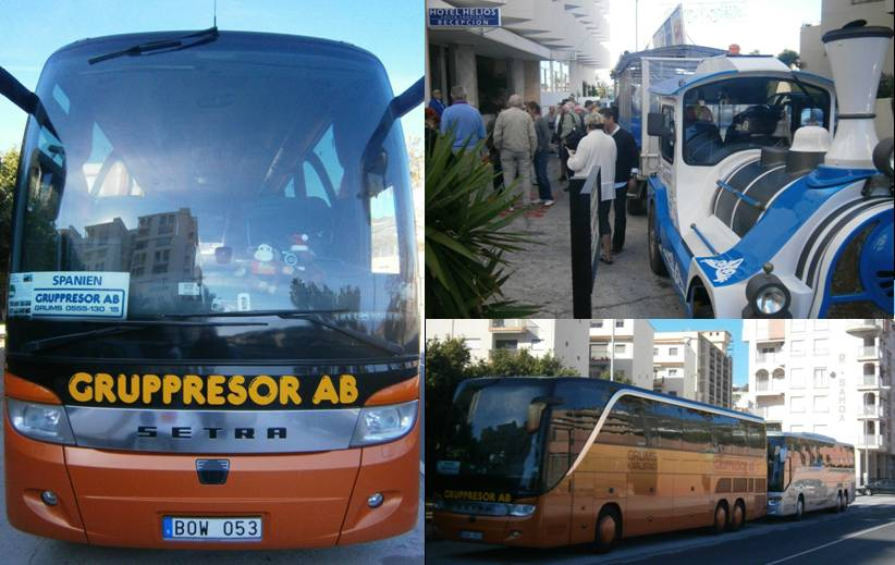 Un centenar de suecos viajan en autobús desde Estocolmo y Malmoe a Almuñécar 
