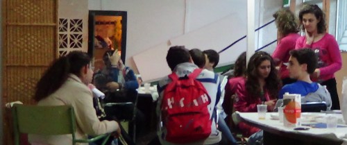 Mónica Molina en uno de los talleres de Todo Teatro