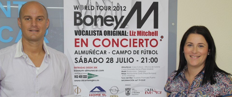 Concierto de Boney M en Almuñécar