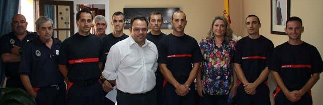 El cuerpo de bomberos de Almuñécar incrementa su plantilla