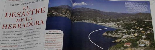 La revista La Aventura de la Historia publica un reportaje del Naufragio de la Armada en La Herradura
