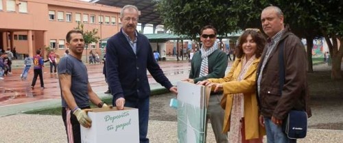 El reciclaje de papel vuelve a los centros de enseñanza sexitanos