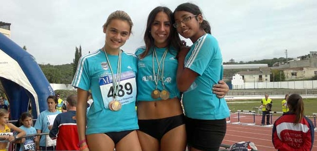 Gran actuación de las atletas sexitanas en el Circuito Provincial de Málaga