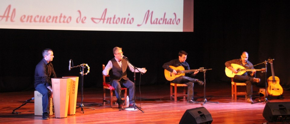 Almuñécar acogió un espectáculo flamenco y poético bajo el nombre de -Al encuentro de Antonio Machado-