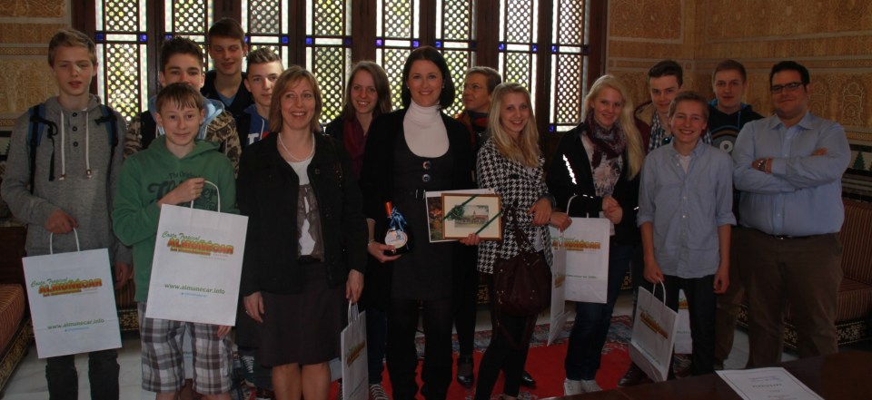 Estudiantes alemanes  de  Fürstenfelbruck participan en un intercambio con el  Almuñécar Internacional School