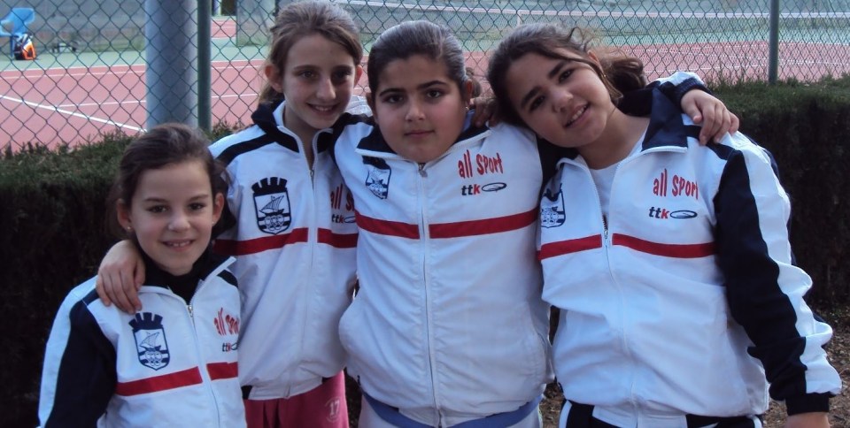 Los benjamines del Club de Tenis CT en las semifinales del Campeonato de Andalucía