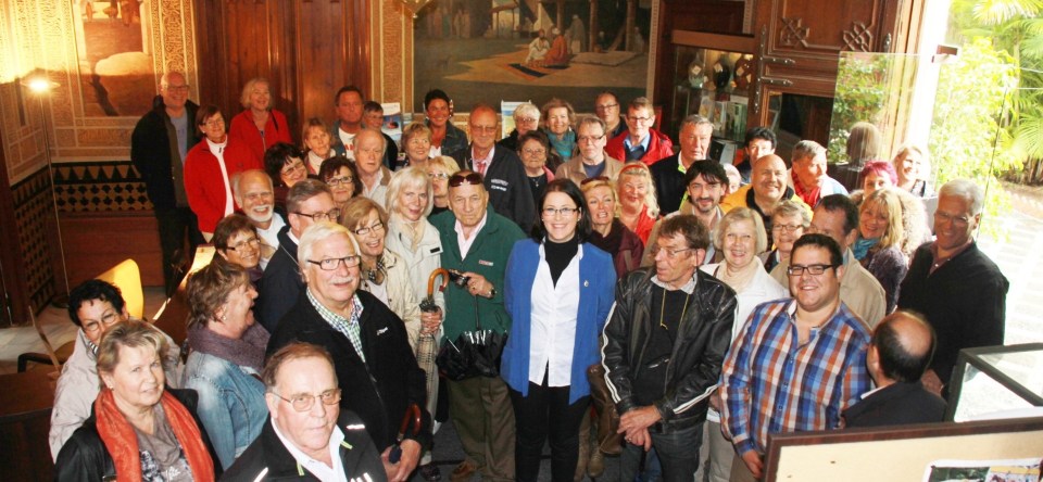 Medio centenar de turistas finlandeses conocen Almuñécar invitados por Radio Finlandia