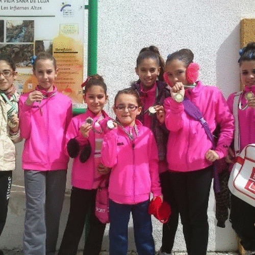 Tres podios para las gimnastas sexitanas en el torneo Ciudad de Loja