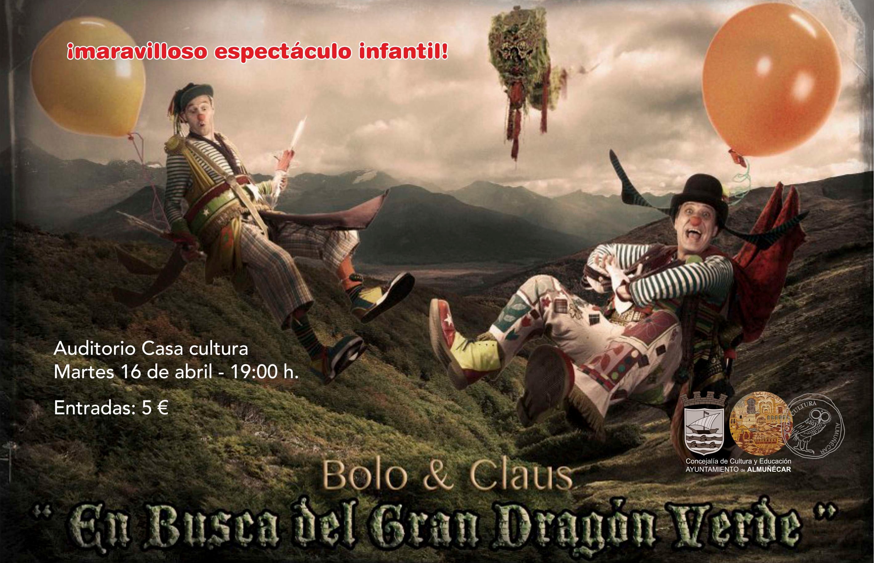 Bolo & Claus presenta en Almuñécar En Busca del Gran Dragón Verde