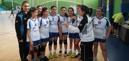 Las infantiles de balonmano campeonas de Andalucía