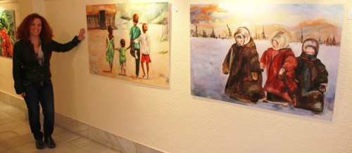 Araceli Delgado Morán presenta su primera exposición de pintura 2