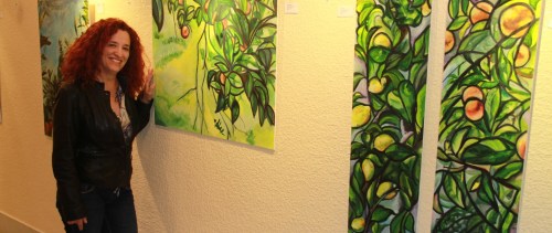 Araceli Delgado Morán presenta su primera exposición de pintura