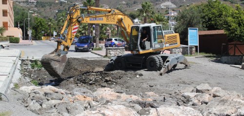 El Ayuntamiento de Almuñécar rehabilita la desembocadura de la Rambla Caballero