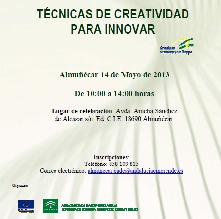 El CADE de Almuñécar celebrará un taller sobre técnicas de creatividad para innovar 2