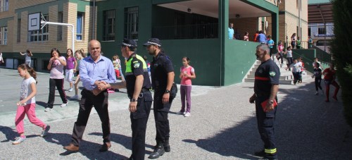 El Colegio Público Virgen de la Antigua realiza un simulacro de evacuación
