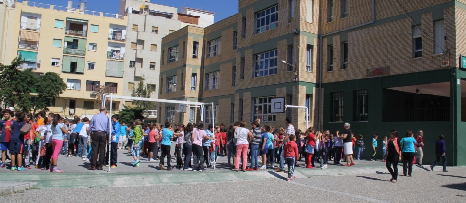 El Colegio Público Virgen de la Antigua realiza un simulacro de evacuación