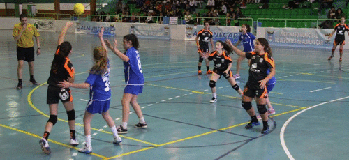 El BM Almuñécar Infantil femenino 2ª clasificado en el campeonato sectorial "H"