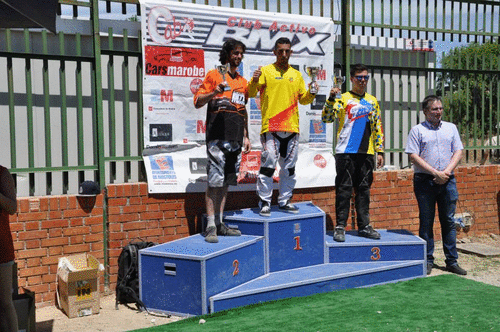 Carlos Rodriguez, Hugo Peñalver y Julio Escañuela, campeones de la Copa de España 2013 de BMX
