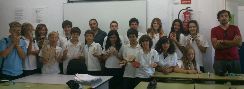 Alumnos del International School conocen la arqueología sexitana