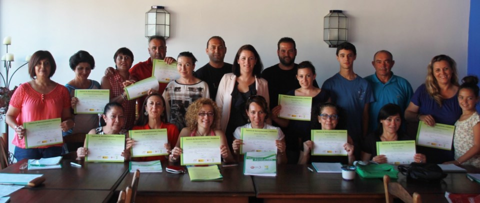 Clausura y entrega de diplomas del curso de aperitivos y tapas