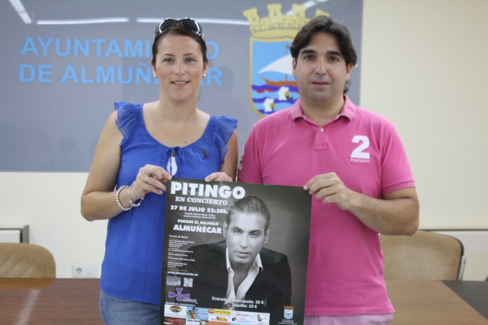 Pitingo actuará este sábado en el parque sexitano de El Majuelo Pitingo actuará este sábado en el parque sexitano de El Majuelo