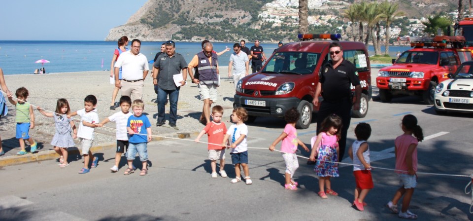 La Escuela Infantil de La Herradura realiza un simulacro de evacuación