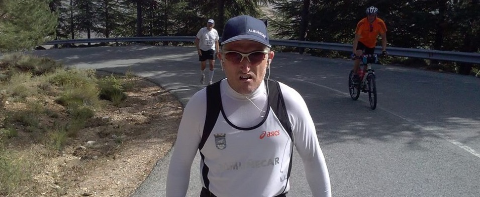 El almuñequero Jesús Jerónimo corrió la Subida al Pico del Veleta