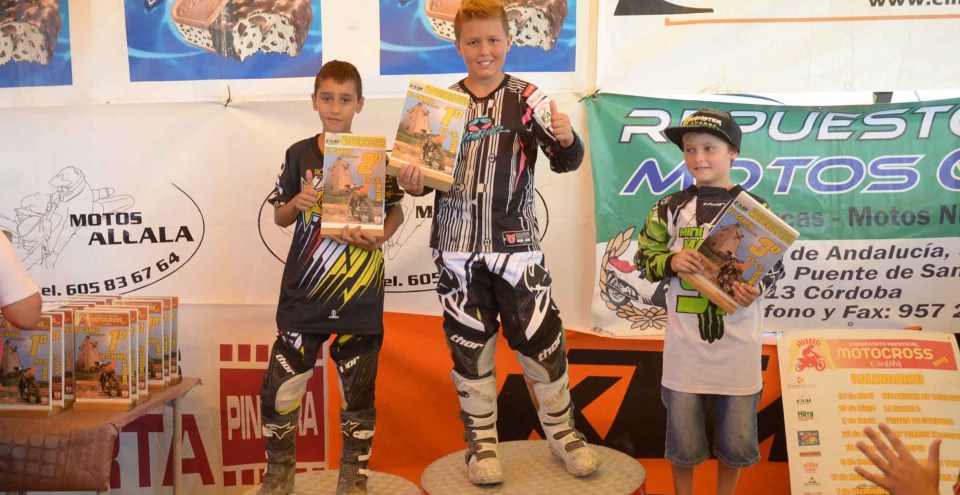 El piloto sexitano Yeray Díaz sigue liderando el Campeonato de Andalucía de Motocross