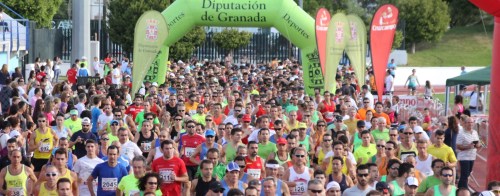 Juan Pérez González y Zhor El Amrani Baba - Ali ganaron la XXV Prueba de Fondo Costa Tropical de Almuñécar