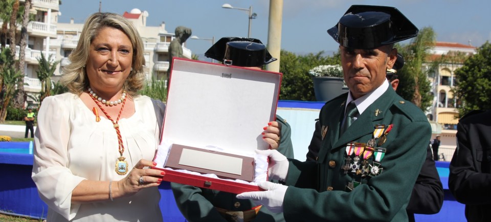 Almuñécar rindió homenaje al Guardia Civil sexitano Juan Castillo Peralta