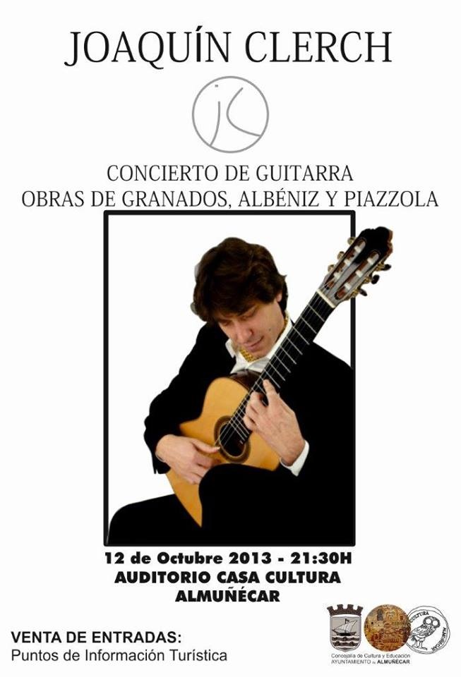 Joaquín Clerch ofrecerá un concierto en Almuñécar