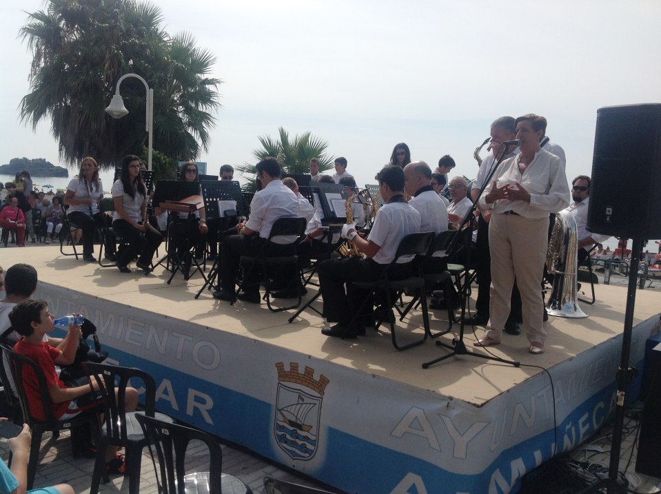 OLGA RUANO PRESENTO A LA BANDA MUSICA MUNICPAL ALMUÑÉCAR 13