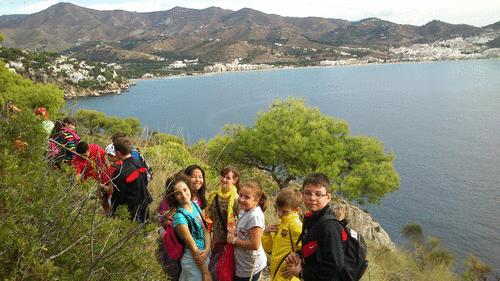 Alumnos sexitanos conocen el valor medioambiental de Cerro Gordo