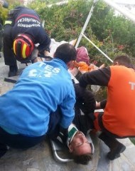 Herido un parapentista tras chocar contra una casa en la Punta de la Mona