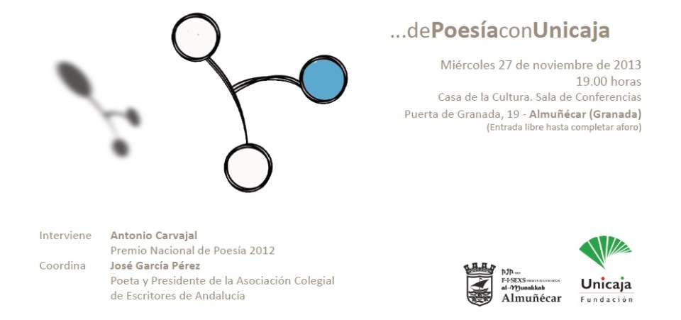 Recital poético de Antonio Carvajal. Ciclo literario …de poesía con Unicaja 2