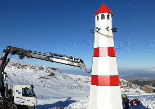 Sierra Nevada inicia la instalación de la Pista del Mar