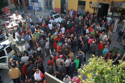 Unas 300 personas se han concentrado en apoyo de la agricultura sexitana