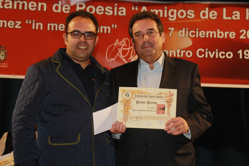 "Dípticos de las edades" gana el VII Certamen de Poesía "Amigos de La Herradura"