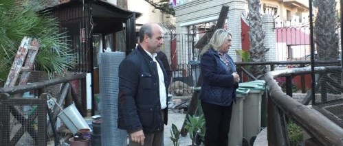 Limpieza y poda de los jardines del Santo y obras en el Loro Sexi