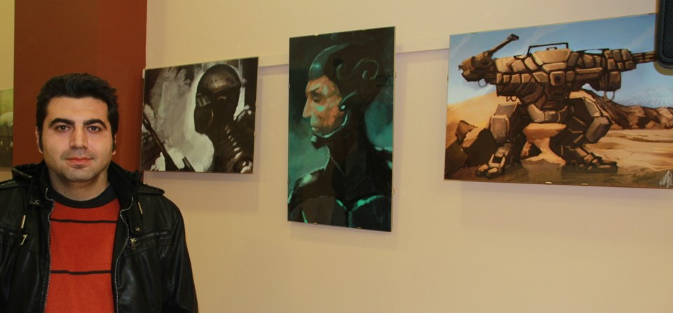 Primera exposición de Nur Zaragoza en la Casa de la Juventud