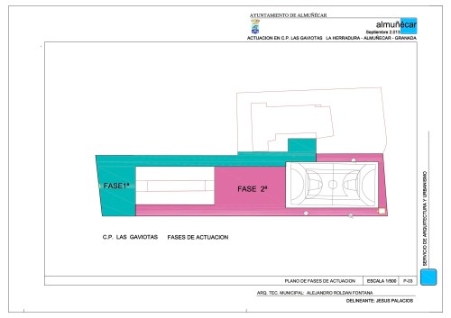 Pavimentación del patio del Colegio Las Gaviotas de La Herradura