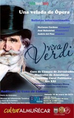 Cartel del espectáculo operístico Viva Verdi