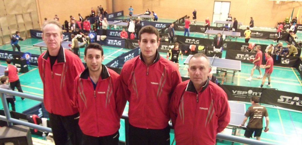 Toño Cruz bronce en el Campeonato de Andalucía de Veteranos de Tenis Mesa