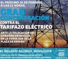 Concentración contra el tarifazo eléctrico