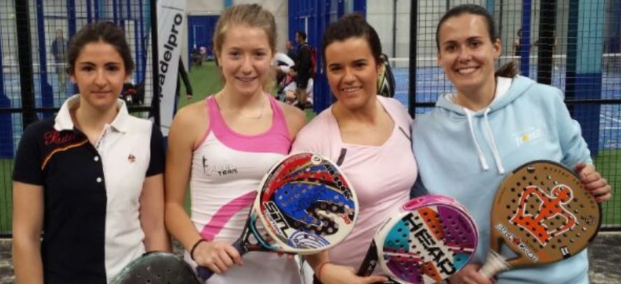 CRISTINA Y SU COMPAÑERA (I) EN LA FINAL DEL TORNEO EN ARMILLA 2