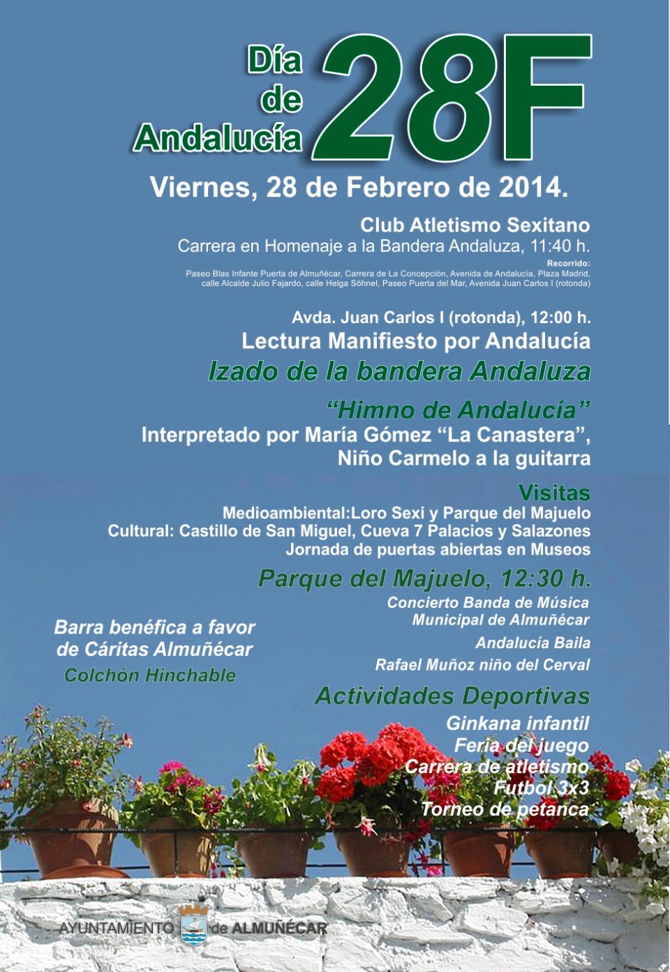 Almuñécar celebra el Día de Andalucía con un amplio programa de actos