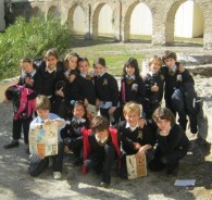 Los alumnos del Almuñécar International School realizaron la visita didáctica para conocer el pasado de Sexi
