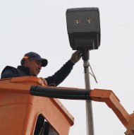 TECNICO INSTALA NUEVA ILUMINACIÓN LED EN PRUEBAS ALMUÑECAR 14