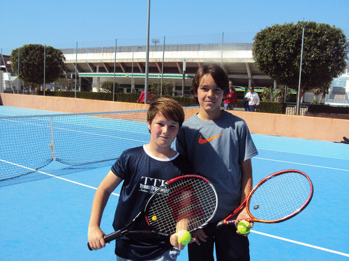 Campeonato de Andalucía: Buen inicio de los alevines del Club de Tenis CT  