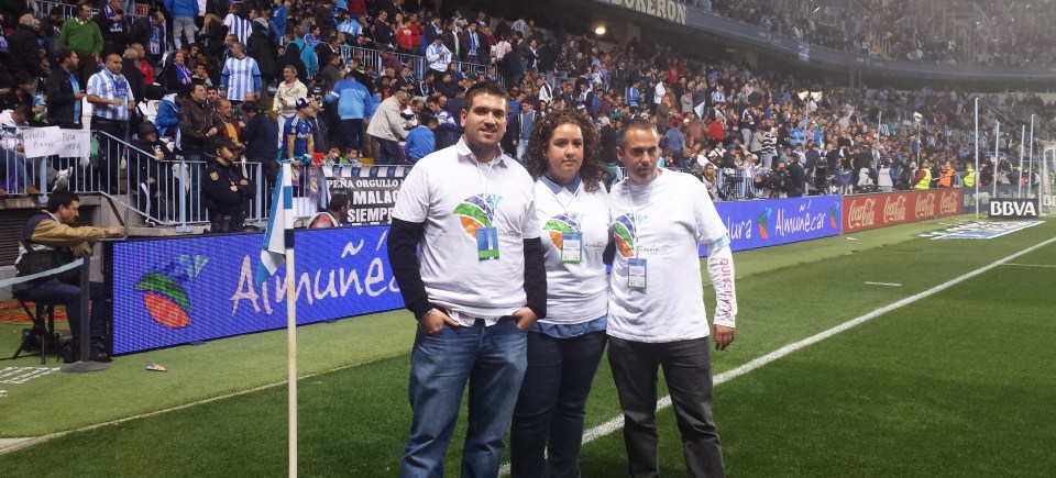 Almuñécar protagonista en el estadio de La Rosaleda en el Málaga - Real Madrid